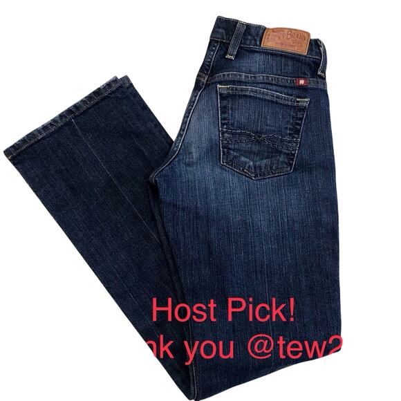 Lucky Brand Relaxed Fit Easy Rider Jeans Timeless Bootcut Style Dark Wash Denim - Picture 16 of 16